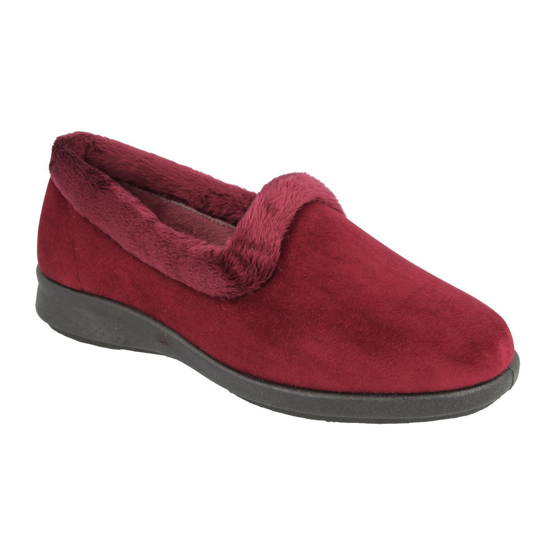 Womens Wide Fit DB Chicago Shoes in Black - Image 8