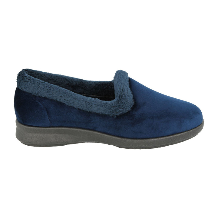 Womens Wide Fit DB Chicago Shoes in Black - Image 1