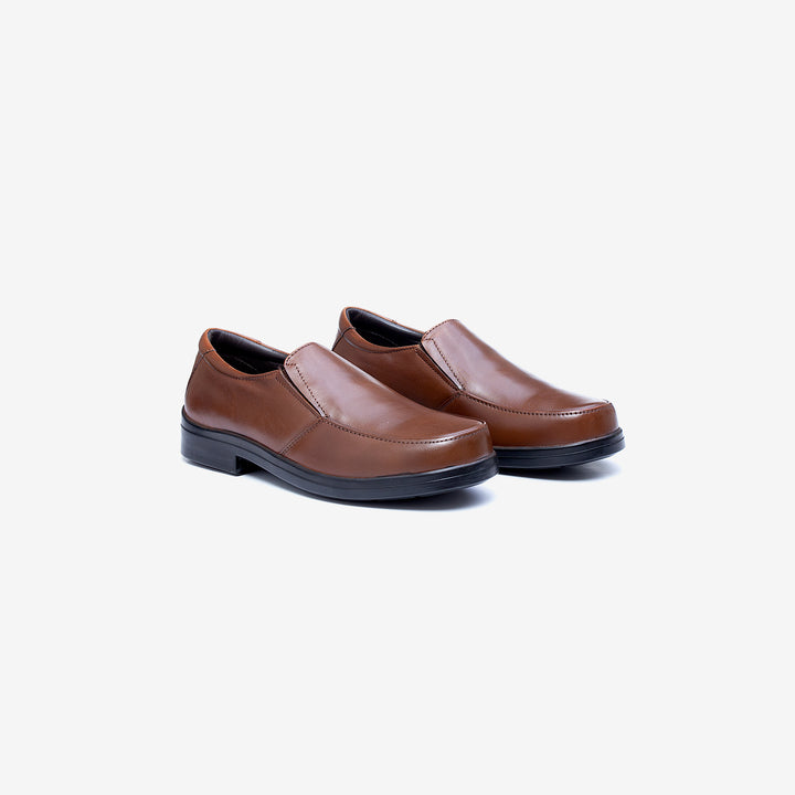 Mens Wide Fit Tredd Well Camelot Shoes in Black - Image 1