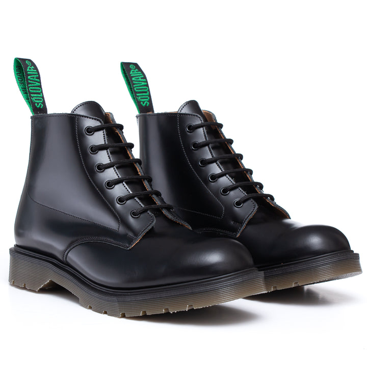Mens Wide Fit Solovair 559N Boots in Black - Image 1