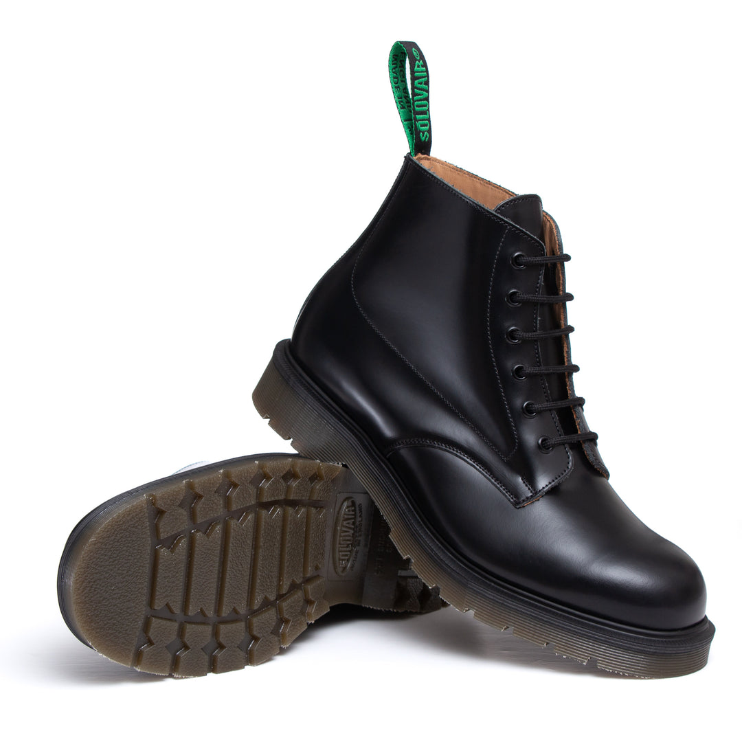 Mens Wide Fit Solovair 559N Boots in Black - Image 6