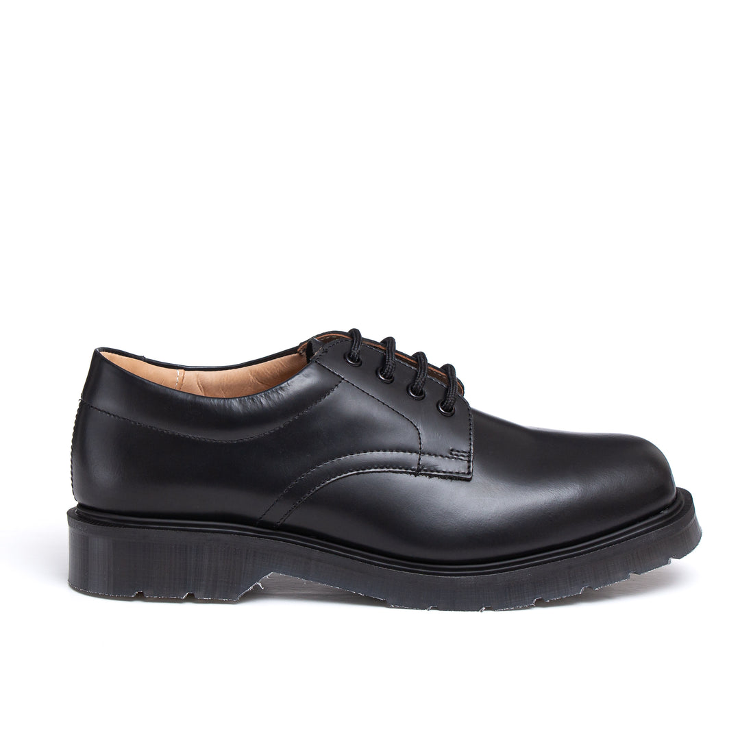 Mens Wide Fit Solovair 1562 Shoes in Black - Image 3