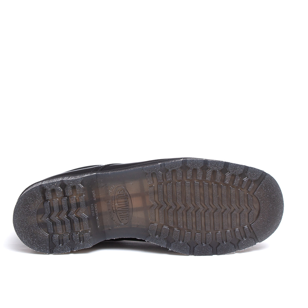 Mens Wide Fit Solovair 1562 Shoes in Black - Image 11
