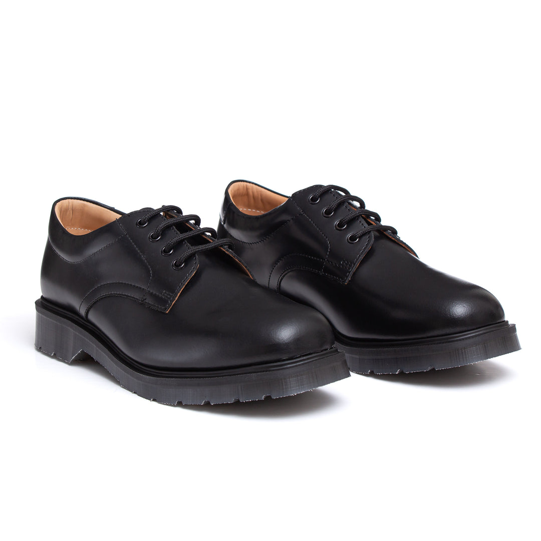 Mens Wide Fit Solovair 1562 Shoes in Black - Image 6