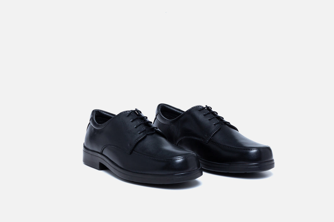 Mens Wide Fit Tredd Well Alex Lace Up Shoes in Black - Image 6
