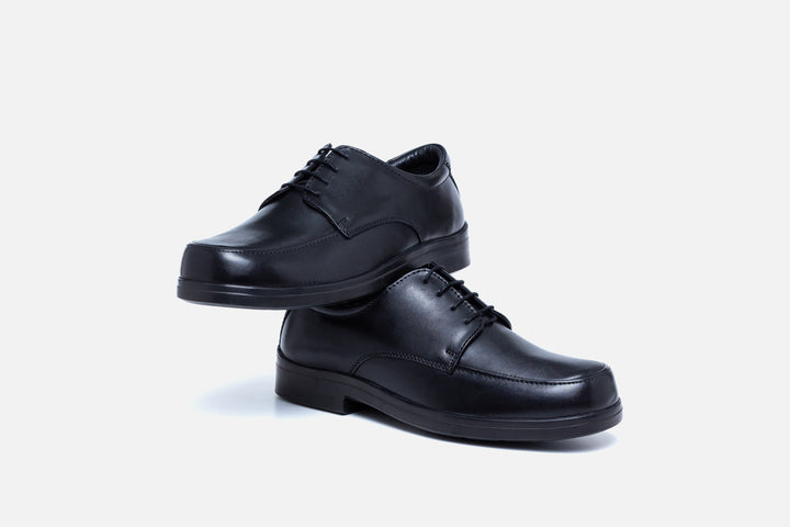 Mens Wide Fit Tredd Well Alex Lace Up Shoes in Black - Image 1