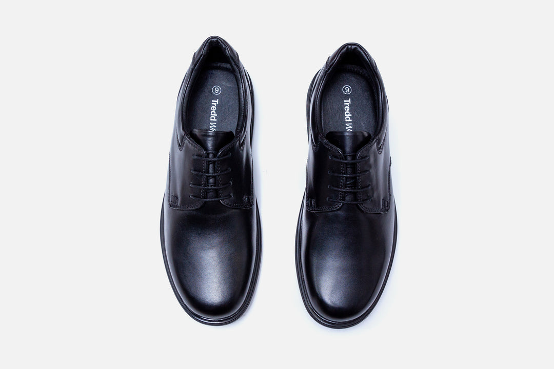 Mens Wide Fit Tredd Well Simon Lace Up Shoes in Black - Image 11