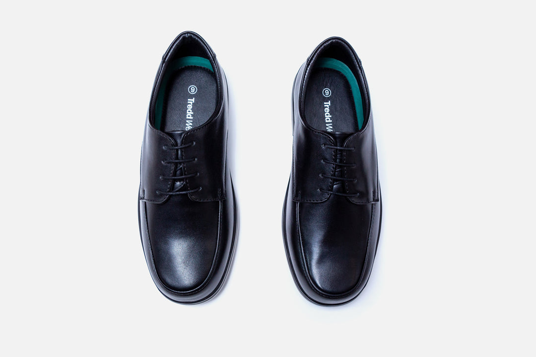 Mens Wide Fit Tredd Well Alex Lace Up Shoes in Black - Image 10