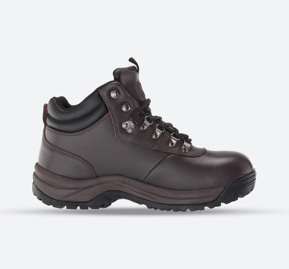 Mens Wide Fit Propet M3188BRO Cliff Walker Boots in Bronco&Brown - Image 1