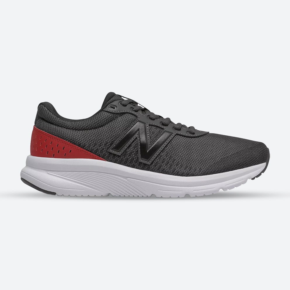 Mens Wide Fit New Balance M411CK2 Walking and Running Trainers - Black/Red in Black/Red - Image 1