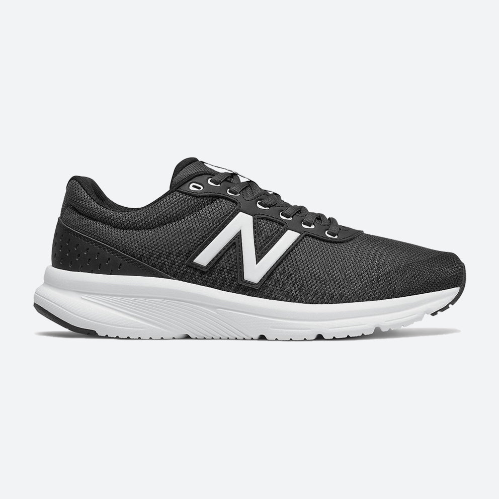 Mens Wide Fit New Balance M411LB2 Walking and Running Trainers in Black - Image 2