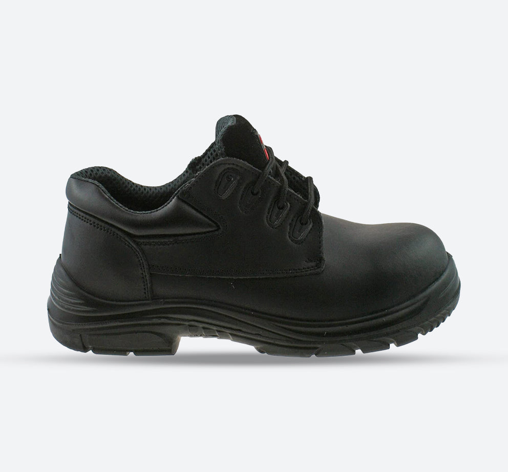 Mens Wide Fit Grafters M9504A Safety Shoes in Black - Image 1