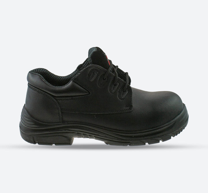Mens Wide Fit Grafters M9504A Safety Shoes in Black - Image 1