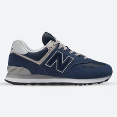 Men's Wide Fit New Balance ML574EVN Walking/Running Trainers - Exclusive - Navy ENCAP