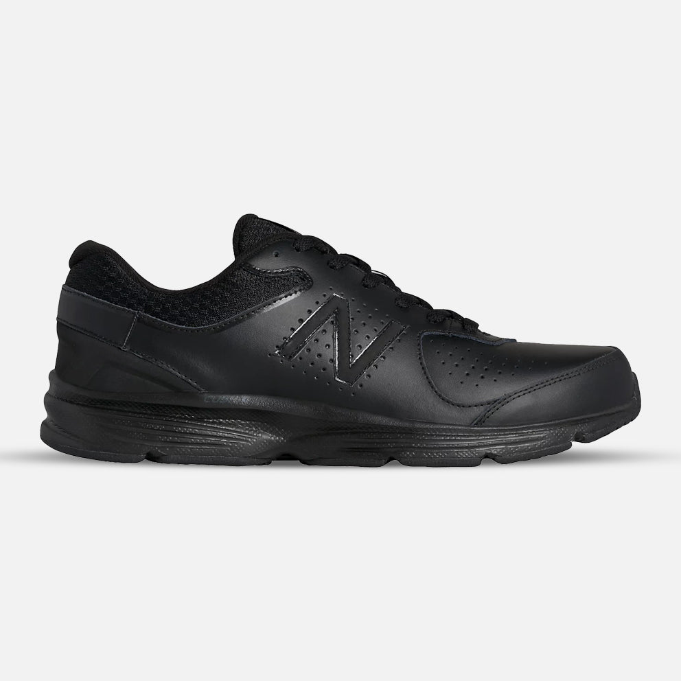 Mens Wide Fit New Balance MW411BK2 Trainers in Black - Image 1
