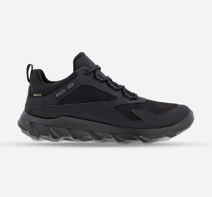 Men's Wide Fit ECCO Mx M Low Gtx GORE-TEX Trainers in Black/Black - Image 1