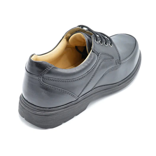 Mens Wide Fit Roamers M204A Shoes in Black - Image 4