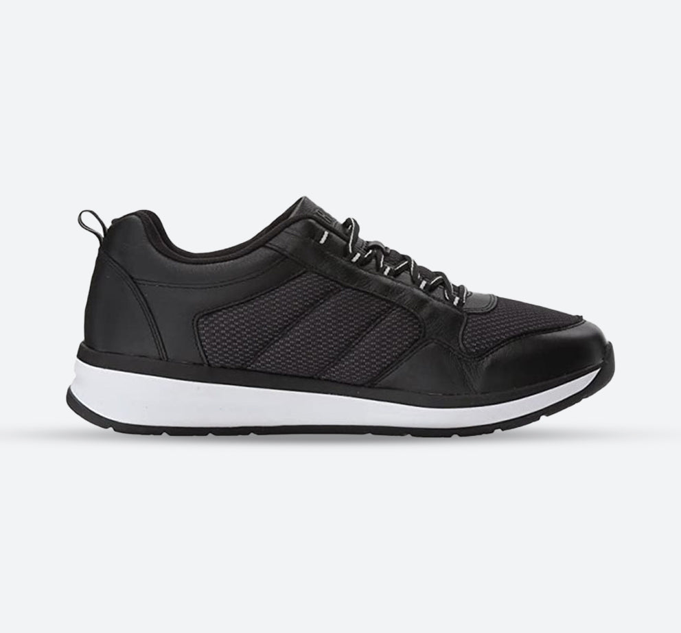Mens Wide Fit Drew Rocket Shoes - Black in Black - Image 1