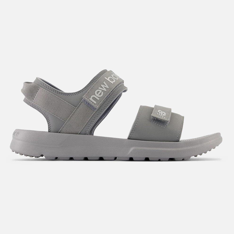 Mens Wide Fit New Balance SUA250A1 Sandals in Grey - Image 2