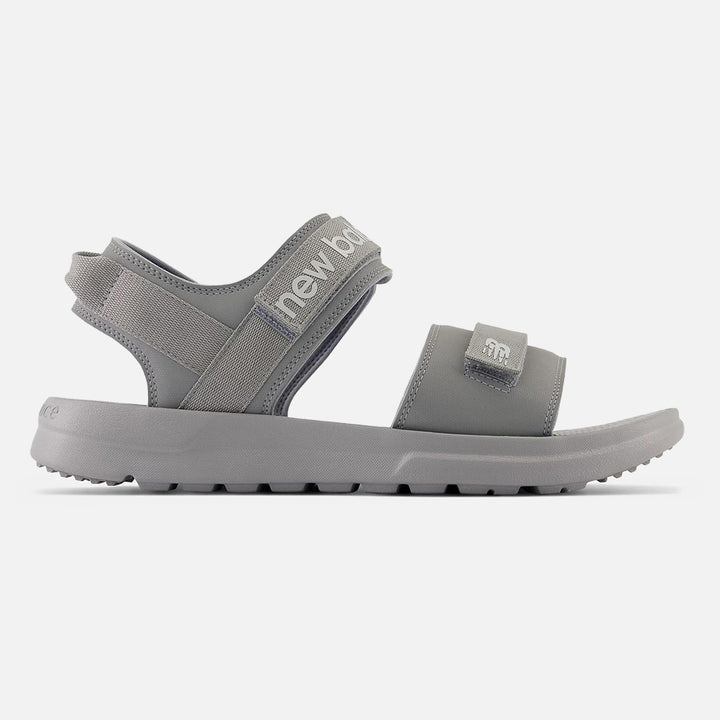 Mens Wide Fit New Balance SUA250A1 Sandals in Grey - Image 1