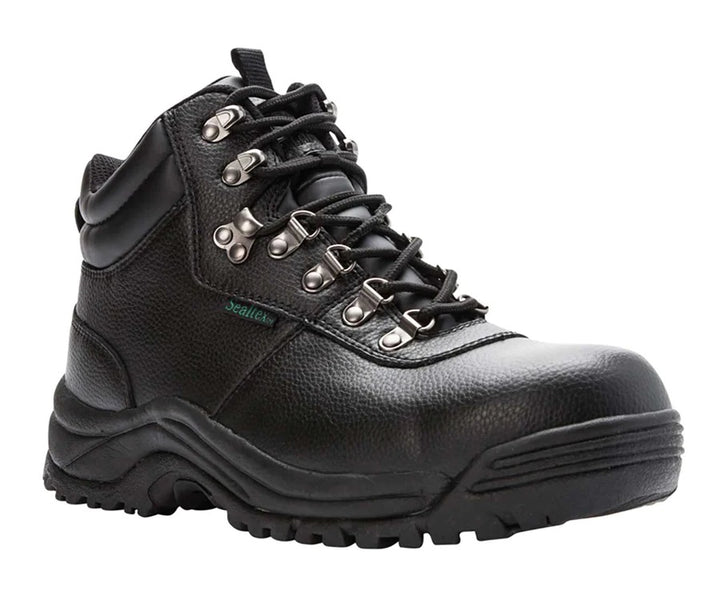 Men's Wide Fit Propet MBU002L Shield Walker Hiking Boots in Black - Image 1
