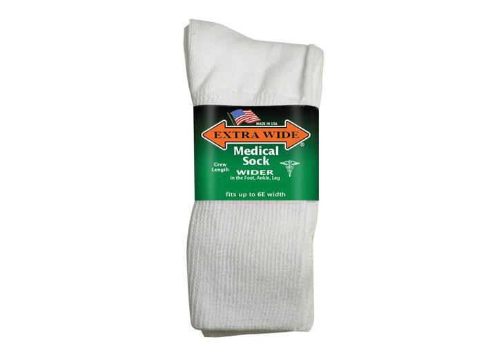 Mens Extra Wide 5851 Comfort Fit Medical Crew Socks in 8 UK-11 UK - Image 1