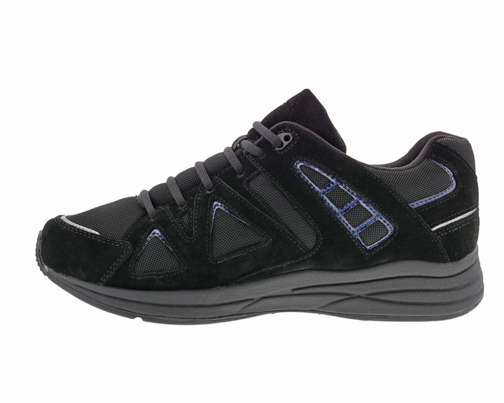 Mens Wide Fit Drew Energy Trainers in Navy - Image 1
