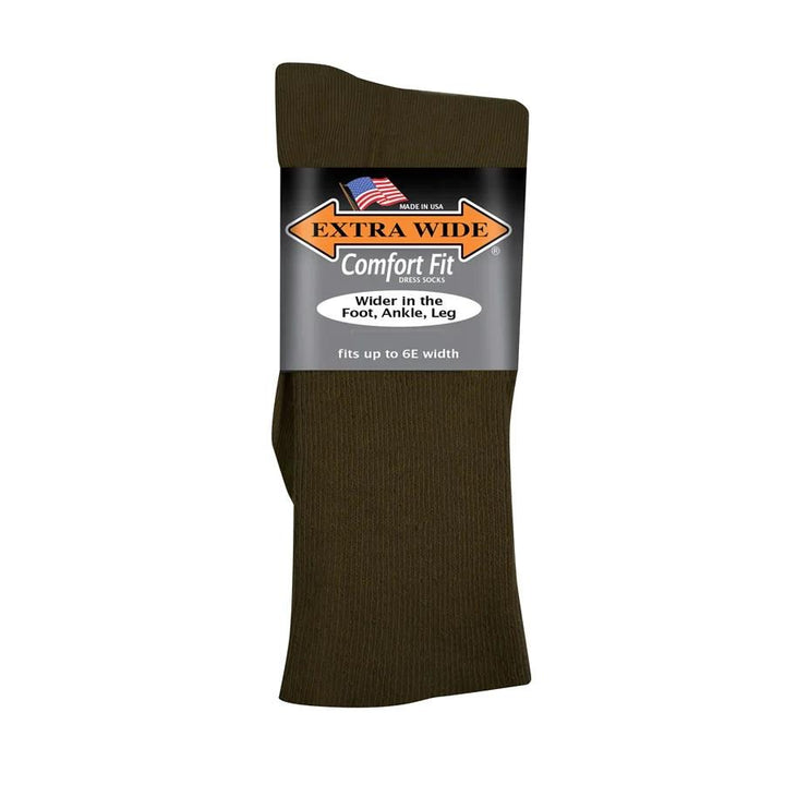 Mens Extra Wide 3804 Dress Socks in 12 UK-16 UK - Image 1