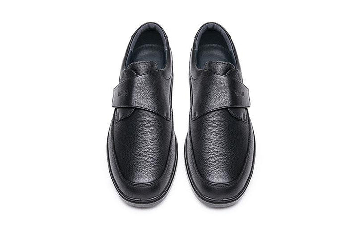 Mens Wide Fit Grunwald A-903 Shoes in Black - Image 1
