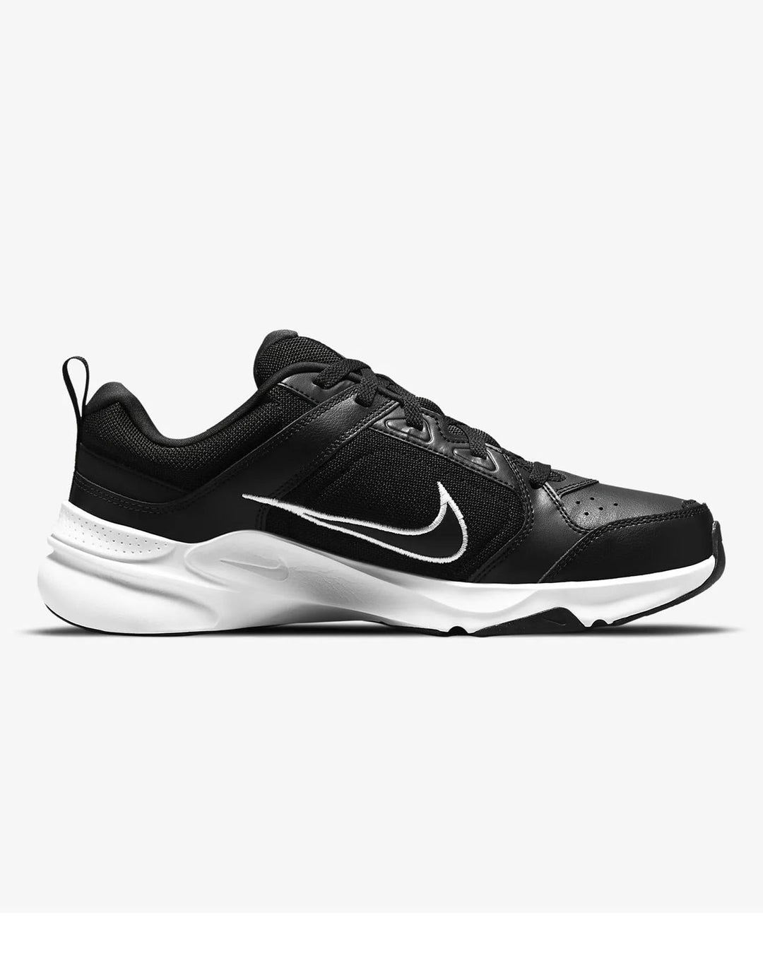 Womens Wide Fit Nike DM7564 001 Trainers in Black/White - Image 2