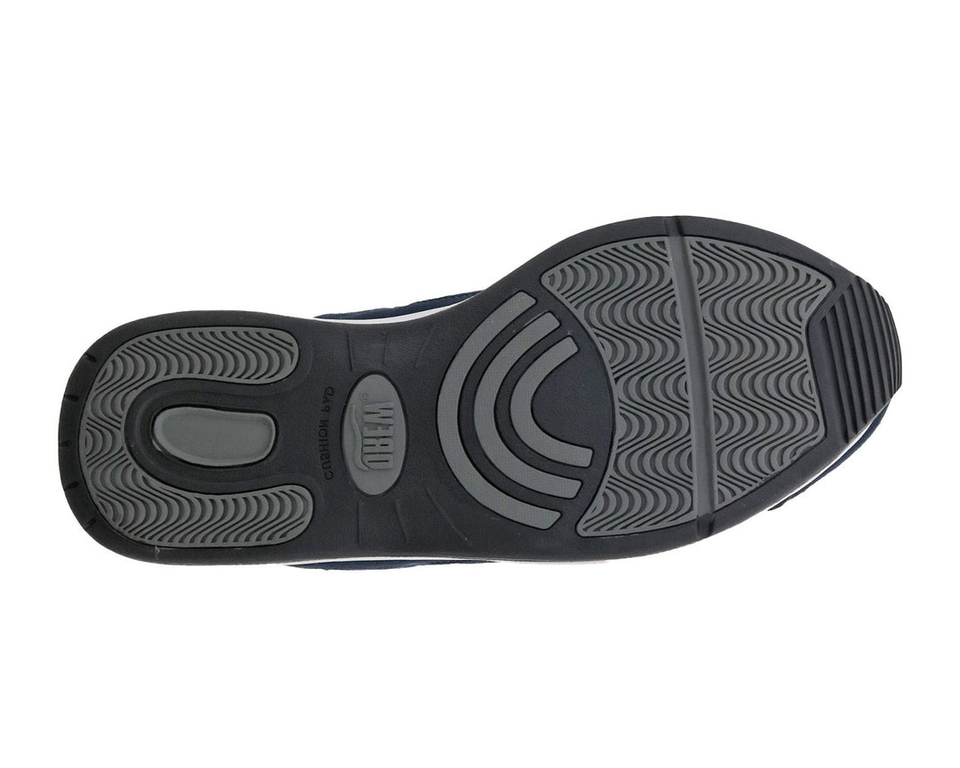 Mens Wide Fit Drew Energy Trainers in Navy - Image 8