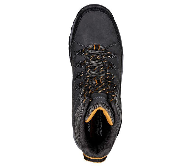 Men's Relaxed Fit Skechers 204642 Relment Daggett Hiking Boots in Chocolate - Image 1