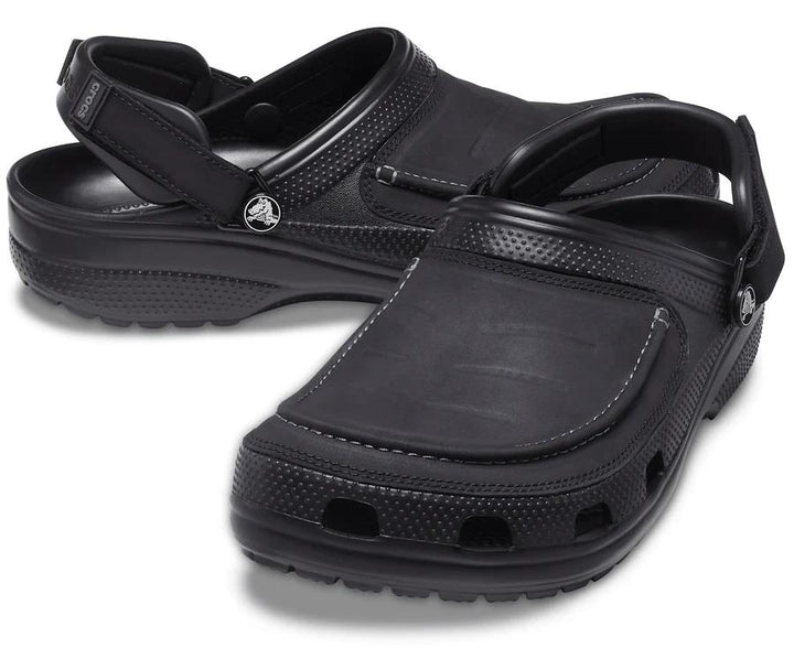 Mens Crocs 207142 Yukon Vista II Sandals in Black - Image 1