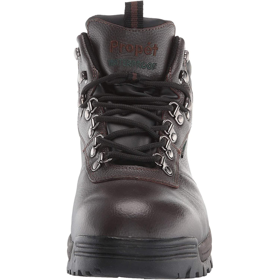 Mens Wide Fit Propet M3188BRO Cliff Walker Boots in Bronco&Brown - Image 4