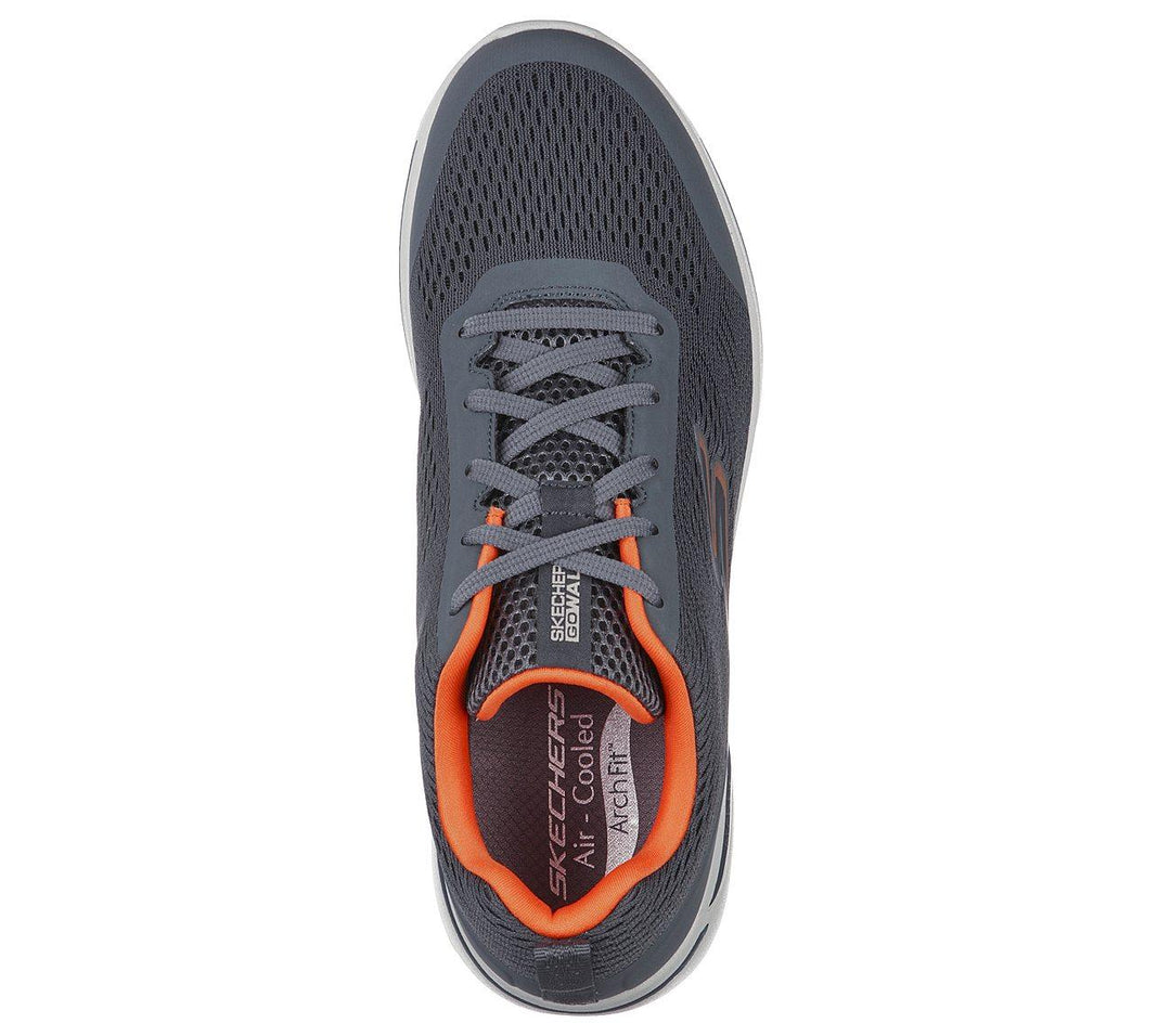 Men's Wide Fit Skechers Go Walk IDYLLIC 216116 Arch Fit Trainers in Navy - Image 11