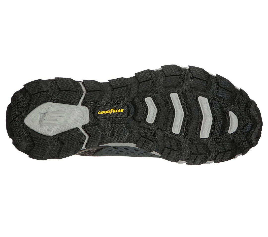 Men's Wide Fit Skechers 237303 Max Protect outdoor Walking Trainers in Black - Image 6