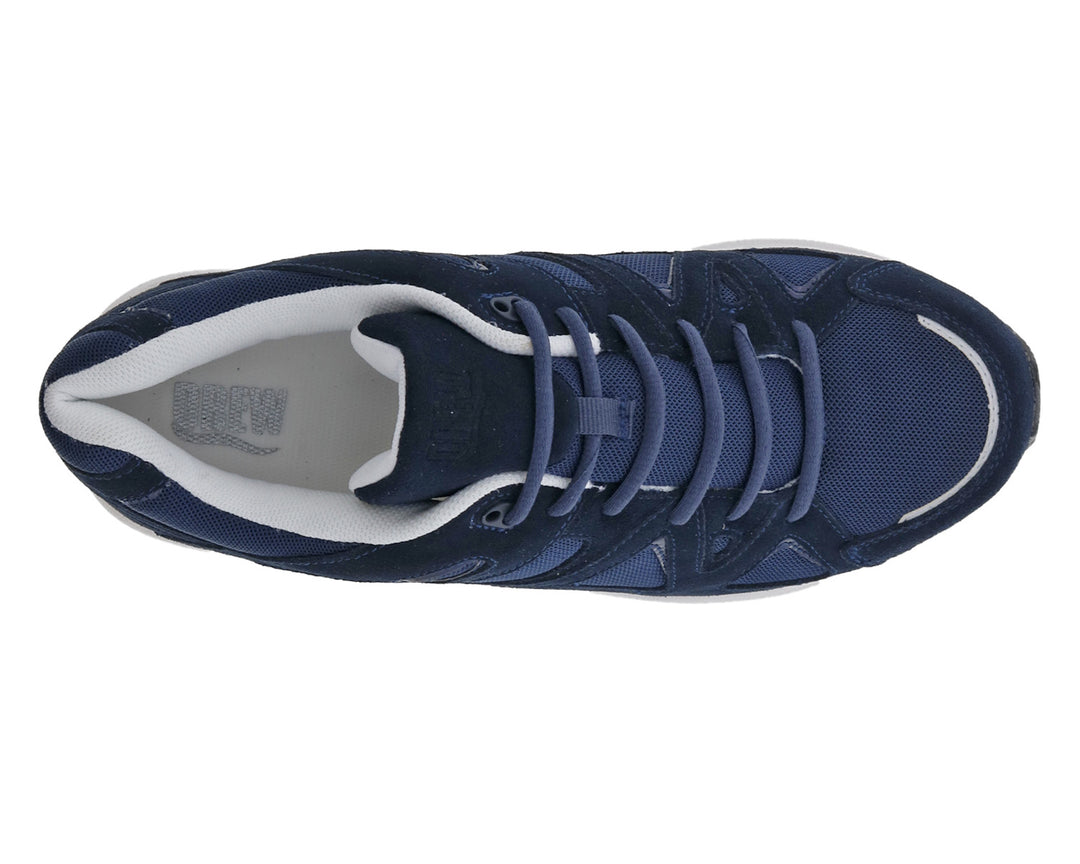 Mens Wide Fit Drew Energy Trainers in Navy - Image 7