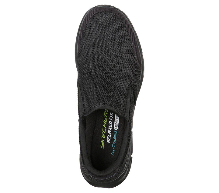 Men's Wide Fit Skechers Krimlin 4.0 - 232018 Walking Trainers in Black - Image 1