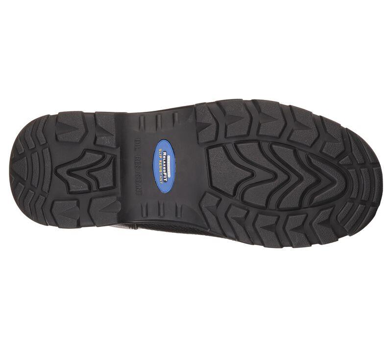 Men's Wide Fit Skechers Work shire 77009 Safety Boots in Black - Image 6