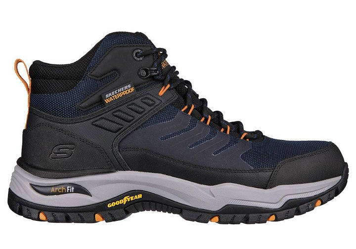 Men's Relaxed Fit Skechers 204634 Arch Fit Dawson Raveno Good Year Hiking Boots in Brown - Image 1