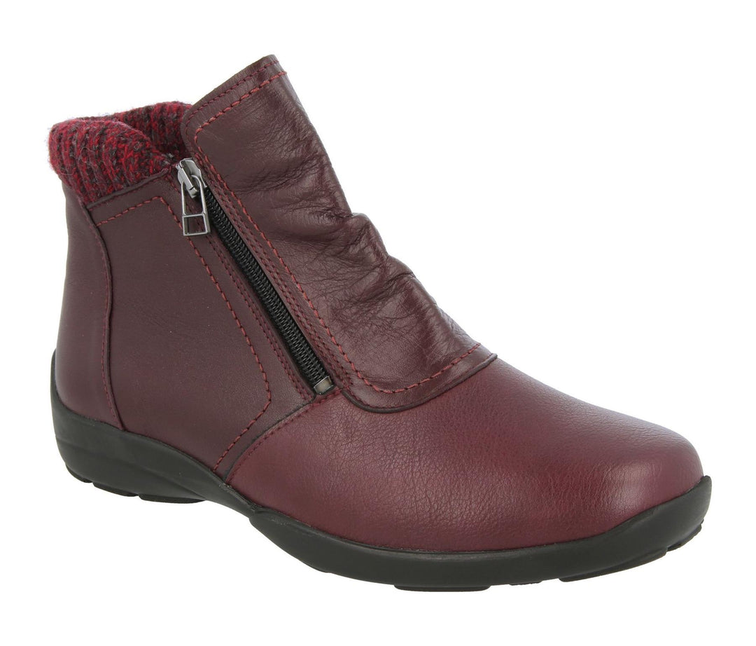 Womens Wide Fit DB Stoke Boots in Black / Stretch - Image 12