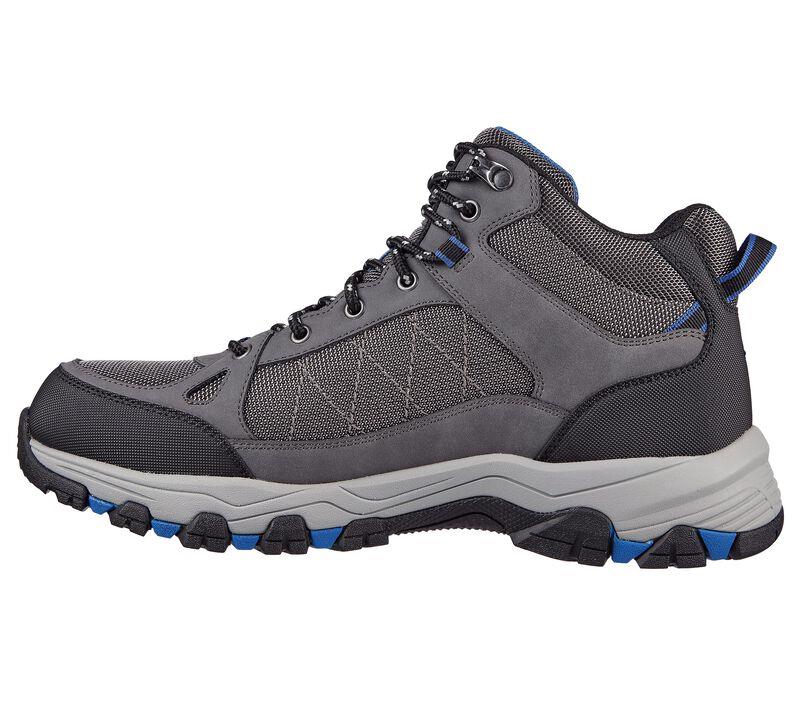 Men's Wide Fit Skechers 204477 Selmen Melano Hiking Boots in Chocolate - Image 13