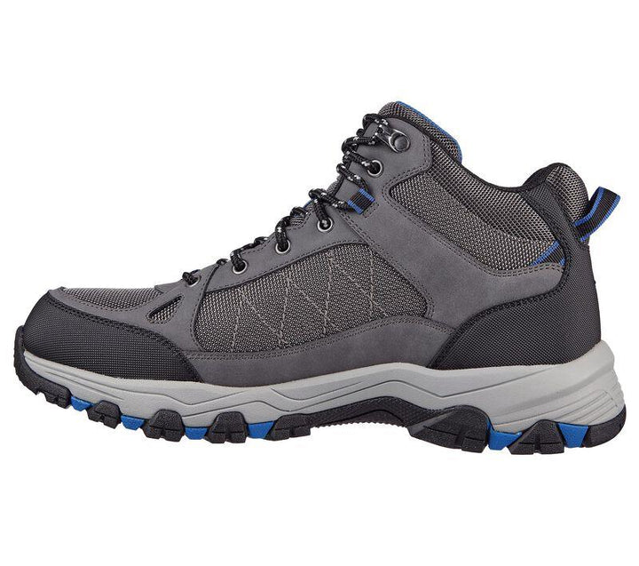 Men's Wide Fit Skechers 204477 Selmen Melano Hiking Boots in Chocolate - Image 1