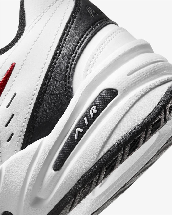 Men's Wide Fit Nike 416355-101 Air Monarch Iv Training Shoes in White/Black - Image 1