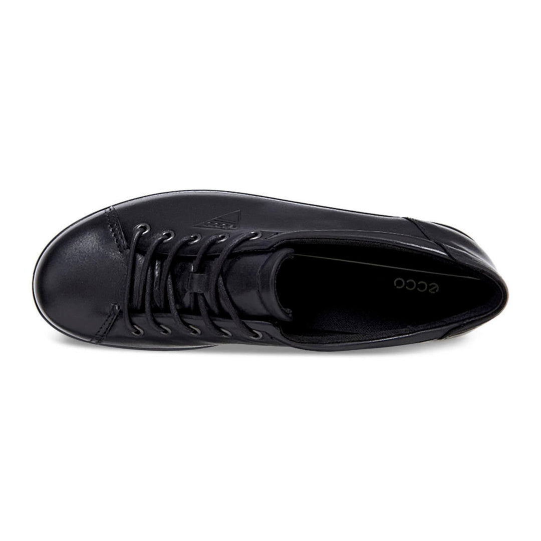 Women's Wide Fit ECCO Soft 2.0 Shoes in Black - Image 5
