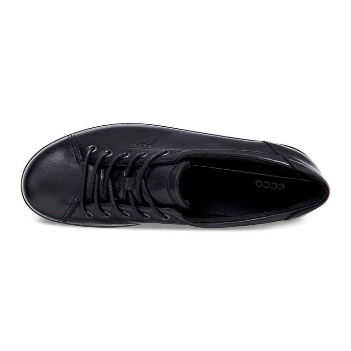Women's Wide Fit ECCO Soft 2.0 Shoes in Black - Image 1