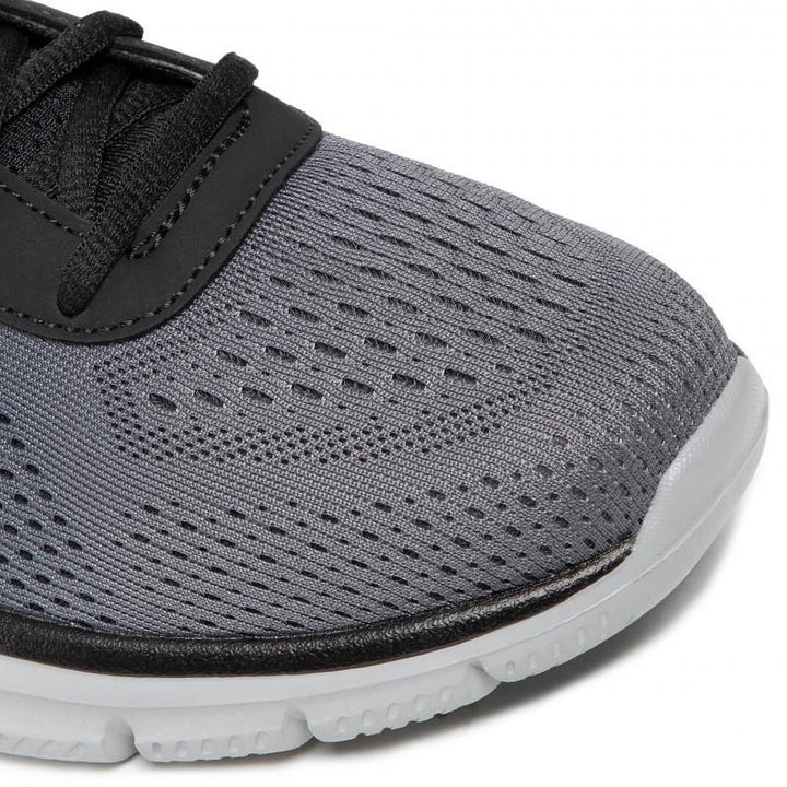 Men's Wide Fit Skechers 232399 Track-Ripkent Walking Trainers in Black/Charcoal - Image 1