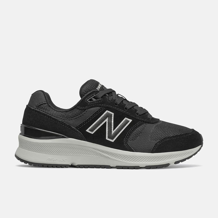 Womens Wide Fit New Balance WW880BK5 Walking Trainers in Black - Image 1