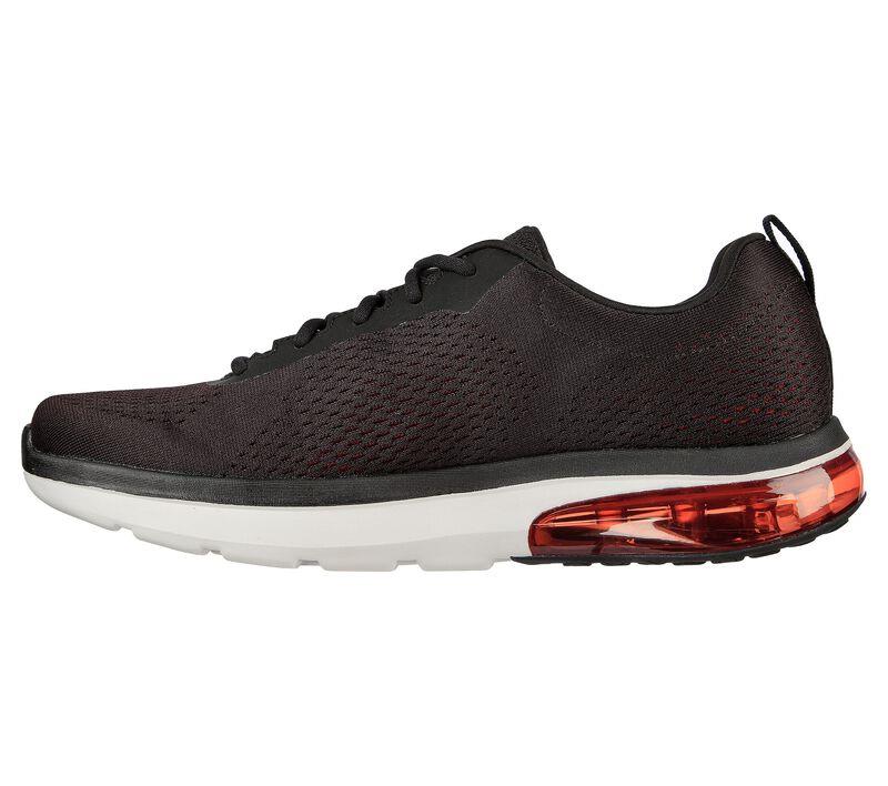 Mens Wide Fit Skechers 21621 Go Walk Air 2.0 Enterprise 21621 Walking Trainers in Black/Red - Image 4