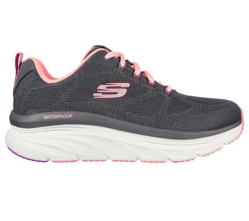 Women's Wide Fit Skechers 149810 Get Oasis D'lux Walking Trainers in Navy/Lavender - Image 13